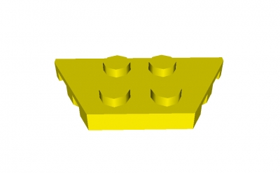Lego Diagonalplatte 2 x 4 (51739)