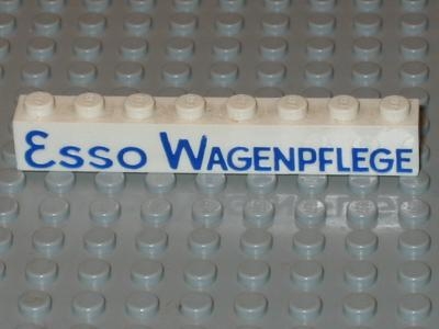 Lego Stein 1 x 8 bedruckt (3008px15)