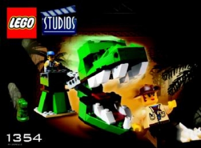 Lego Bauanleitung -Dinokopf Angriff- (1354)