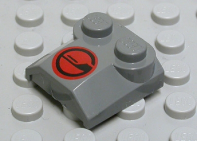 Lego Schrägstein 2 x 2 x 2/3 bedruckt (41855pb07)