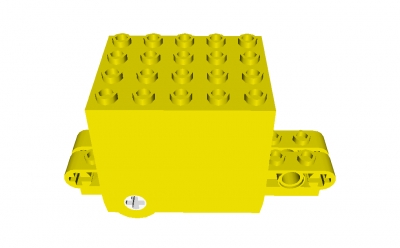 Lego Rückzugmotor 4 x 9 x 2 & 1/3 (54802cx1)