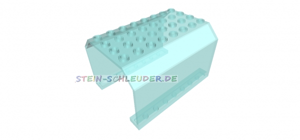 Lego Flugzeugrumpabschnitt 6 x 8 x 4 (42604)