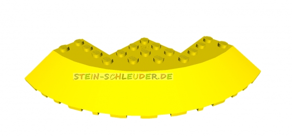 Lego Rundstein, abgeschrägt mit Ausschnitt 10 x 10 x 1 (58846)