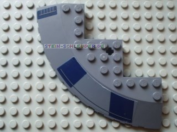Lego Rundstein 10 x 10 x 1 mit Sticker (-58846pb04R-)