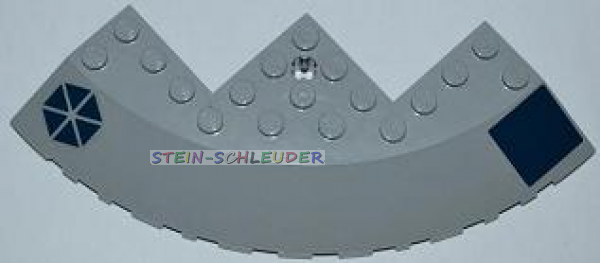 Lego Rundstein 10 x 10 x 1 mit Sticker (-58846pb09R-)