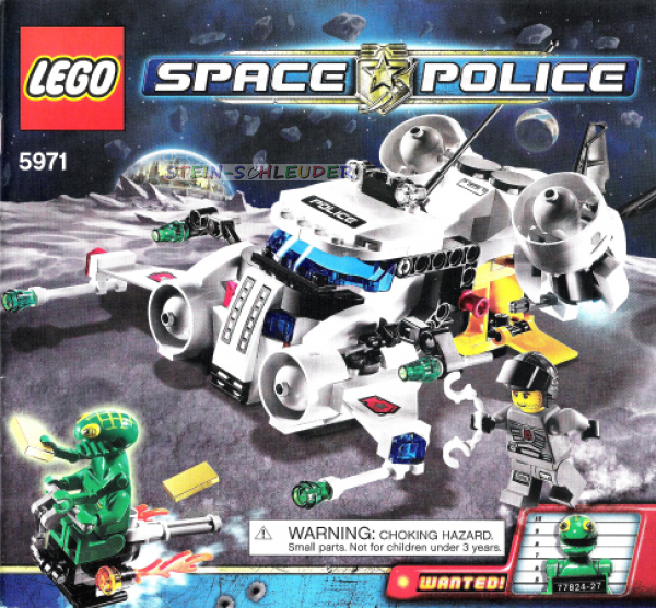 Lego Space Police  Bauanleiung -Gold Heist- (5971)