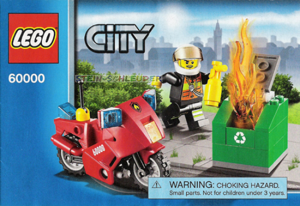 Lego Bauanleitung  -Fire Motorcycle- (60000)