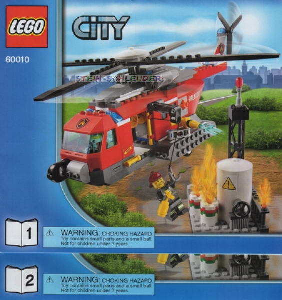 Lego City Bauanleitung  -Fire Helicopter- (60010)