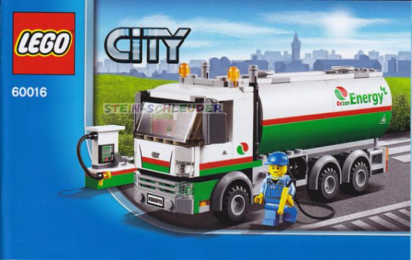 Lego City Bauanleitung  -Tanker Truck- (60016)