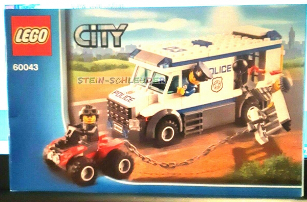 Lego Bauanleitung  -Prisoner Transporter- (60043)