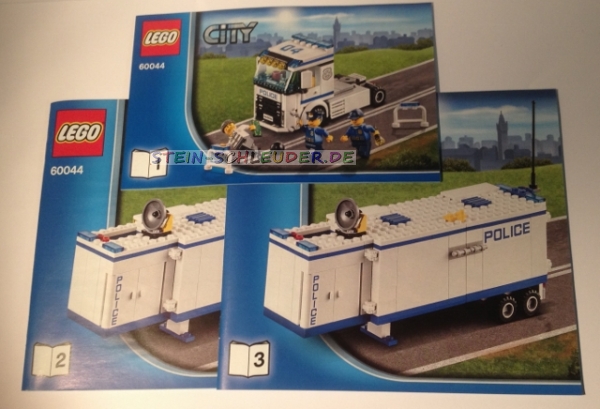 Lego Bauanleitung  -Mobile Police Unit- (60044)