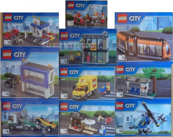 Lego City Bauanleitung  -City Square- (60097)