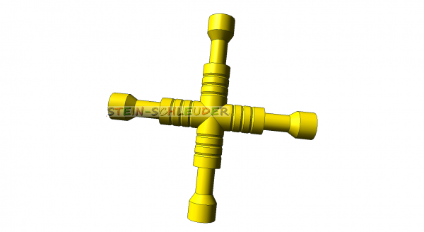 Lego Minifigur Radkreuz / Radschlüssel (11402d)