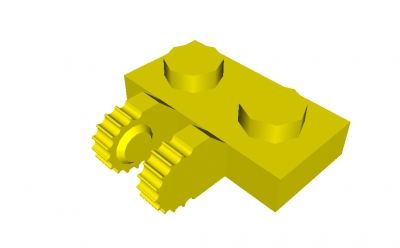 Lego Scharnierplatte 1 x 2 mit 2 Finger (60471)