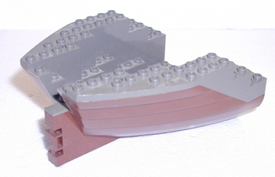 Lego Bootsrumpf Heck 14  x 12 x 5 1/3 (6053c01)