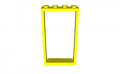 Lego Türrahmen  1 x 4 x 6 Typ 2 (60596)