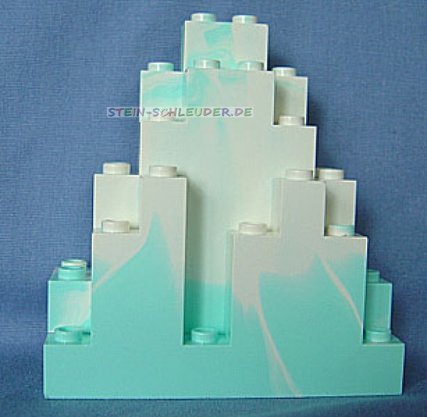 Lego Paneele 3 x 8 x 7 Felsen Farbverlauf (6083pb01)