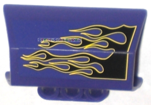 Lego Technik Motorblock-Hälfte mit Sticker (61069pb001r)