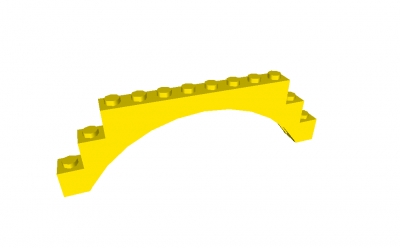 Lego Bogen 1 x 12 x 3 (6108)