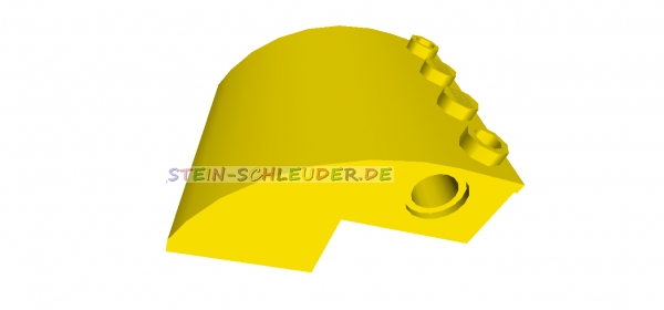 Lego abgerunderter Stein 4 x 4 x 2 (61487)