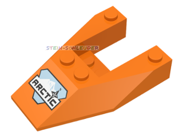 Lego Keilstein 6 x 4 bedruckt (6153apx2)