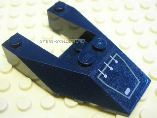 Lego Keilstein 6 x 4 mit Sticker (6153bpb02L)