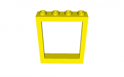 Lego Fensterrahmen 1 x 4 x 4 (6154)