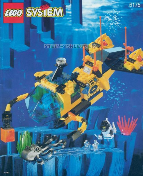 Lego Aquanauts Bauanleitung -Crystal Explorer Sub- (6175)