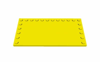 Lego Fliese 6 x 12 mit Noppenrand (6178)