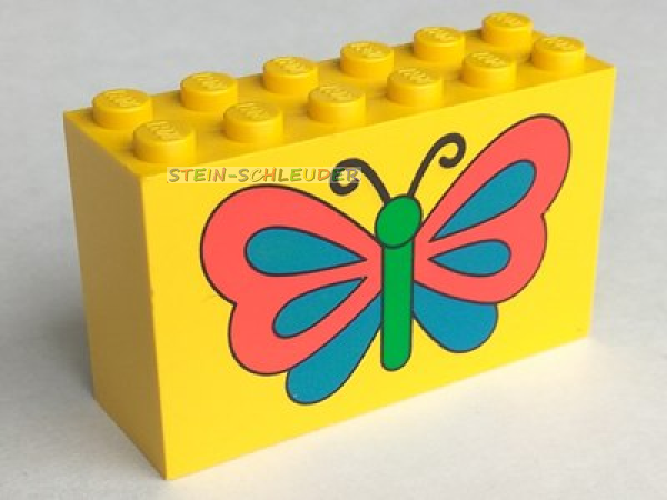 Lego Stein 2 x 6 x 3 bedruckt (6213px3)