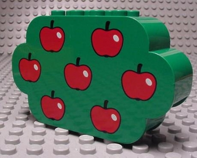 Lego Stein 2 x 8 x 4 mit runden Ecken bedruckt (6214px2)