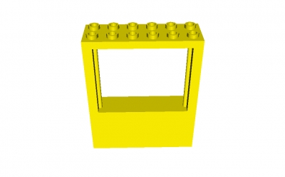 Lego Fenster 2 x 6 x 6 (6236)