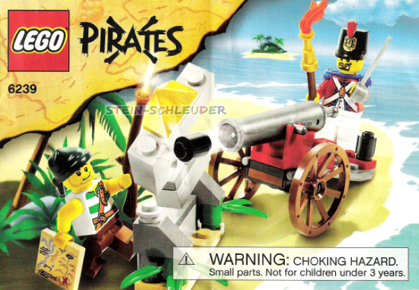 Lego Bauanleitung -Cannon Battle- (6239)