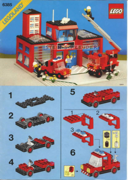 Lego Bauanleitung -Fire House-I- (6385)