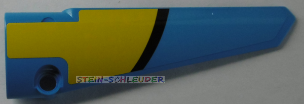 Lego Technik Verkleidungspaneel #6 lang mit Sticker (64393pb040)
