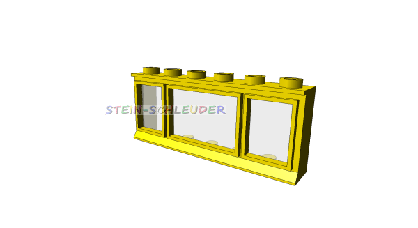 Lego Fenster 1 x 6 x 2 (645cc01)