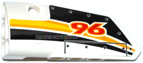 Lego Technik Verkleidungspaneel #3 mit Sticker (64683pb027)