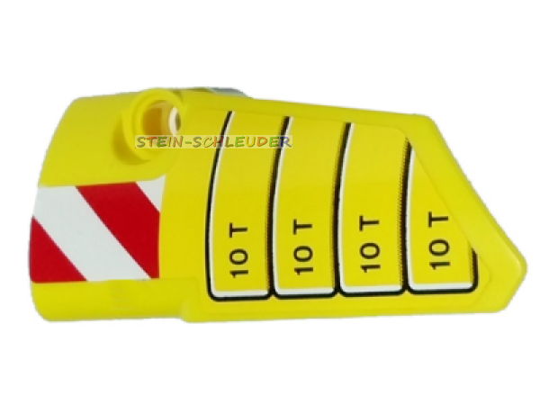 Lego Technik Verkleidungspaneel #3 mit Sticker (64683pb034)