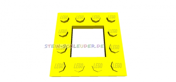 Lego Platte 4 x 4 mit Auschnitt (64799