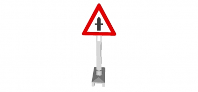 Lego Verkehrsschild -Kreuzung- (649p02)
