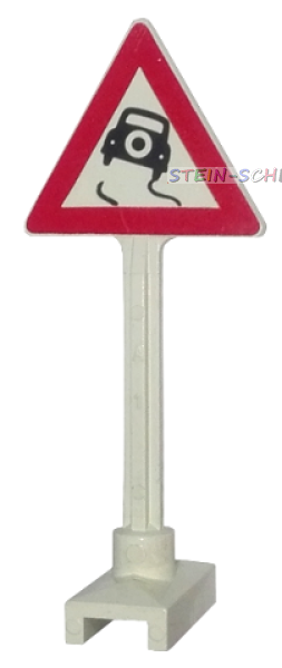 Lego Verkehrszeichen -Schleudergefahr- (649pb08a)
