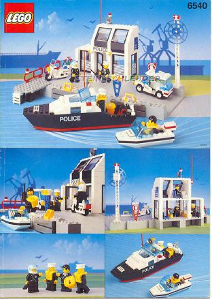 Lego Classic Town Bauanleitung -Pier Police- (6540)