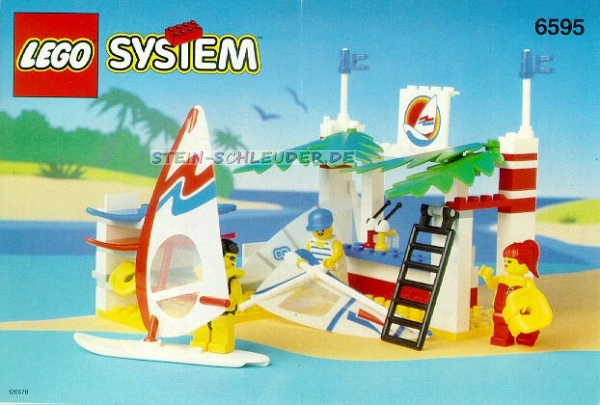 Lego Classic-Town Bauanleitung -Surf Shack- (6595)