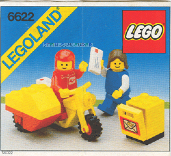 Lego Bauanleitung -Mailman on Motorcycle- (6622)
