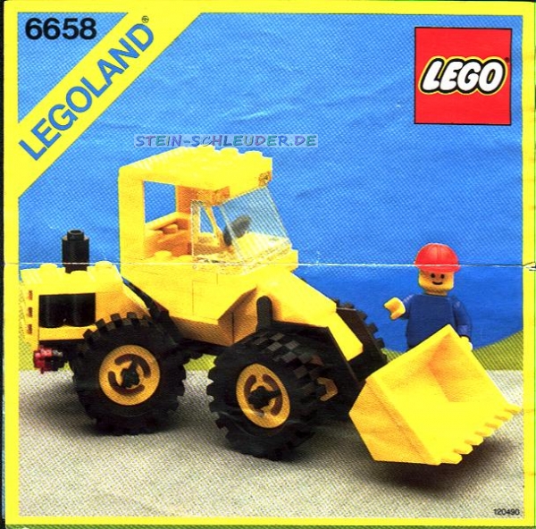Legoland Bauanleitung -Bulldozer- (B_6658)