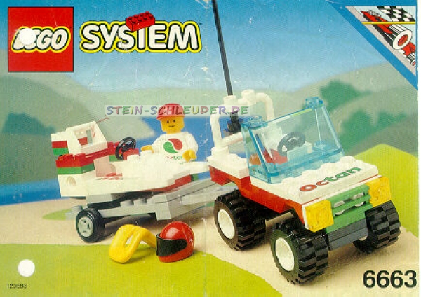 Lego Bauanleitung -Wave Rebel- (6663)