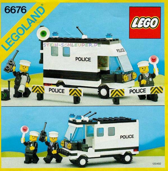 Legoland Bauanleitung -Mobile Command Unit- (B_6676)