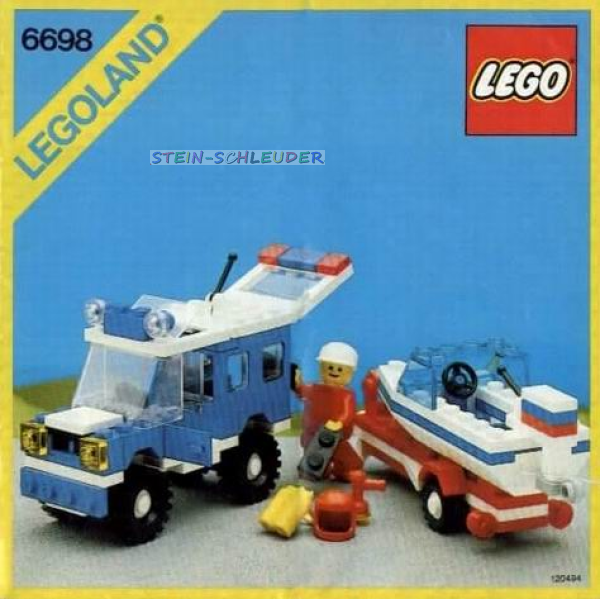 Lego Bauanleitung -RV with Speedboat- (6698)