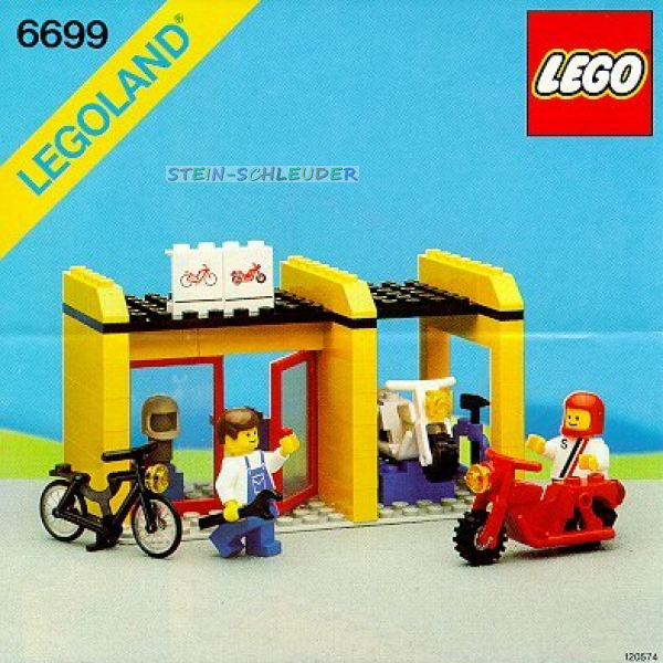 Lego Bauanleitung -LegoCycle Fix-It Shop- (6699)