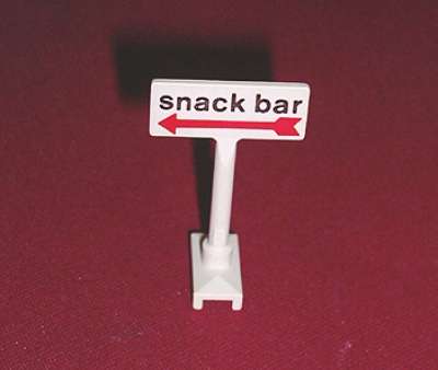 Lego Verkehrszeichen -snack bar- (676p01)
